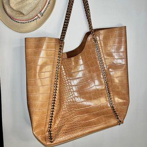 Anthropologie  leather handbag